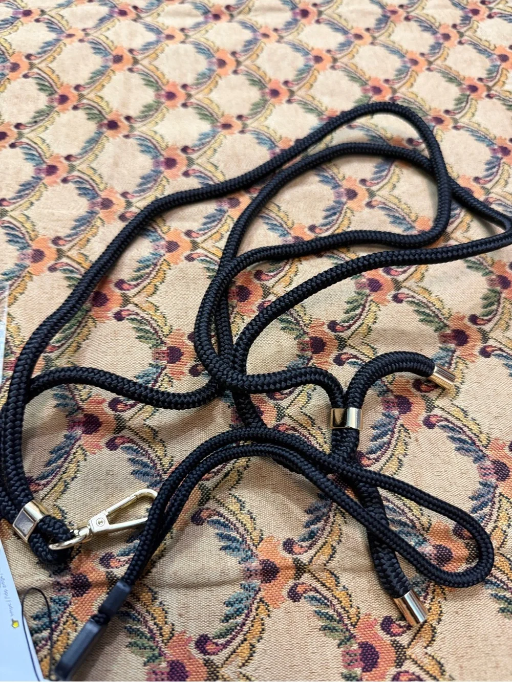 Universal Black Phone Lanyard with Adjustable Strap